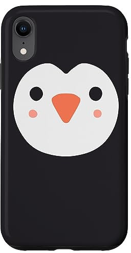 iPhone XR Penguin Face Arctic Cute Funny North Pole Baby Winter Bird Case