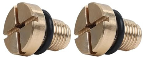 YUQIWANG(レインキのお店) 2pcs Coolant Radiator Screw For E36 E46 E39 E90 17111712788 Vent Bleeder Bleed Coolant Radiator Brass
