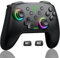 Mando inalámbrico, mando de Switch inalámbrico compatible con controlador de Switch/Switch Lite/OLED, mandos de Switch inalámbricos que funcionan con iOS/Android/PC con luz RGB, programable, TURBO