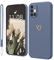 Mitetabo Hülle für Handyhülle Samsung Galaxy A51 5G Silikon mit Gold Liebesherz,Samsung A51 Hülle Dünn Gold Love Schutzhülle Slim Kratzfeste Rundumschutz Case für Samsung Galaxy A51 Sterngrau