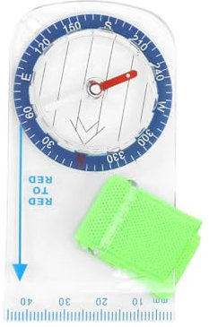 Erkundung Wanderkarte Lesekompasse Navigationskompasse Kartenlineal Lupe Multifunktionskompasse
