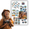 Anwicar Magnettafel - Magnetische Pinnwand 60x40 cm aus Stahl - ideal für Magnete und Notizen - magnetisches Whiteboard - beschreibbare Tafel - inkl. Montageset - Weiß