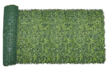 VEVOR Paneles de Césped Artificial para Pared 300x150 cm Césped Verde de Milán para Decoración Interior y Exterior 7200 Puntadas Cobertura de Valla de Hiedra Pantalla de Pared para Jardín, Patio