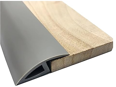 Winkelprofil selbstklebend, Kantenschutzleisten für Teppiche, Laminat, Fliesen, 39/78/118/157/196 Zoll lange Fußmatten, Gummiböden, abgeschrägte Kanten, Rampen, Reduzierstreifen, Überlappungsschwelle