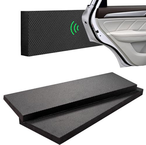 Spurtar Paracolpi Garage Gommapiuma Paracolpi Portiere Auto, Paraspigoli Muro Protezione Paraurti Auto per Esterno Accessori Automobile Gomma Adesiva, 40 X 15 X 2cm x Confezione da 2