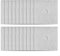 Filtros planos para campana extractora (filtro de grasa) para Maico Fan ZF 60/100 Todos los tipos ER