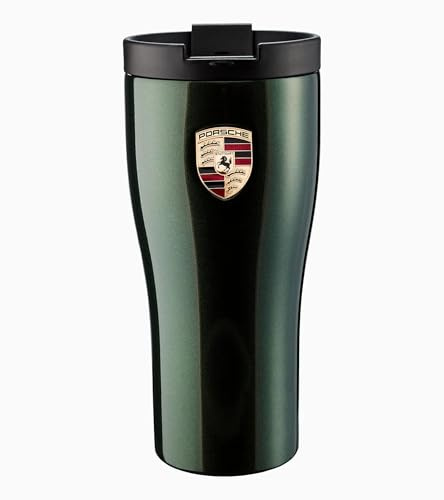 Porsche Isolierter Thermo Reisebecher in Eiche Grün Metallic