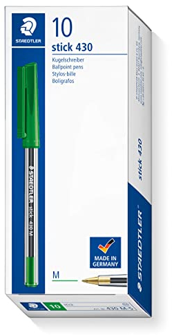 STAEDTLER Stick 430 M-2 Kugelschreiber 10 Stück Grün