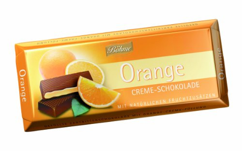 Böhme Orangen Creme-Schokolade, 10er Pack (10 x 100 g)