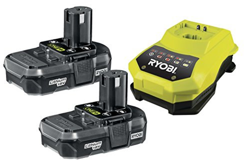 Ryobi RBC18LL13 ONE+ 18V Battery and Charger Kit (2X 1.3 Ah Lithium)