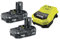 Ryobi RBC18LL13 ONE+ 18V Battery and Charger Kit (2X 1.3 Ah Lithium)