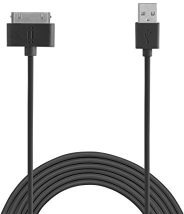 Aiino 30 Pin Apple TPE Ladekabel Datenkabel + Synchronisation 1,5m Tablet - Schwarz