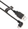 Rechtwinkliges Micro-USB-Kabel, 90 Grad abgewinkeltes Lade- und Datensynchronisierungskabel im Auto-Ladekabel, kompatibel mit Tomtom Start 50, 20, 25, 40, 35, 30, 60 GPS-Sat-Navigationssystem 1m