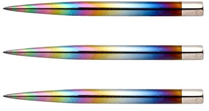 RED DRAGON Spezialist Dartpunkte - Regenbogeneffekt Beschichtet 32mm - 3 Sätze pro Packung