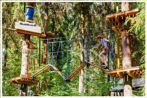 JOCHEN SCHWEIZER Geschenkgutschein: Kletterparcours im Waldseilgarten für 2