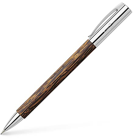 Faber-Castell 138150 - Portemine AMBITION Cocos, épaisseur de mine : 0,7 mm, emballage cadeau inclus