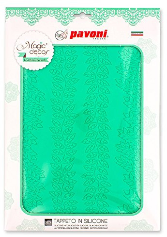 Pavoni Italia S.P.A Silikonmatte Magic Decor Blätterranken, 1er Pack