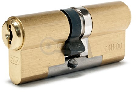 EVVA MCS Hochsicherheits-Doppelzylinder mit 5 Schlüsseln, Länge 31/36mm, Magnet-Technologie, Not- und Gefahrenfunktion, Modularbauweise, Aufbohr-, Abreiß- und Ziehschutz