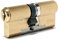 EVVA MCS Hochsicherheits-Doppelzylinder mit 5 Schlüsseln, Länge 31/36mm, Magnet-Technologie, Not- und Gefahrenfunktion, Modularbauweise, Aufbohr-, Abreiß- und Ziehschutz