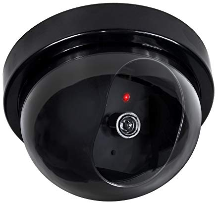 Maclean DC2100 - Cámara de vigilancia Falsa simulada Color Negro