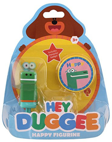 Hey Duggee Happy Figure with Feature Badge
