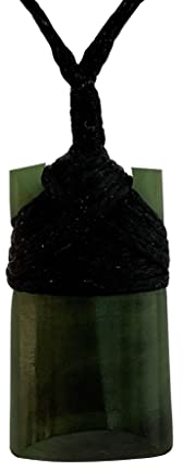 Giwi Paua - Greenstone Pounamu Toki Kettenanhänger aus Neuseeland - Small
