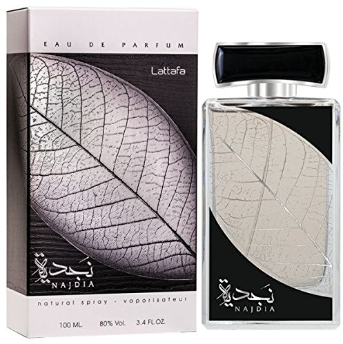 Najdia Silver by Lattafa Perfumes EDP - Profumo aromatico arabo fresco agli agrumi muschiati