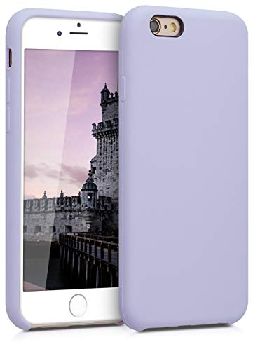 kwmobile Case Compatible with Apple iPhone 6 / 6S Case - TPU Silicone Phone Cover with Soft Finish - Light Lavender