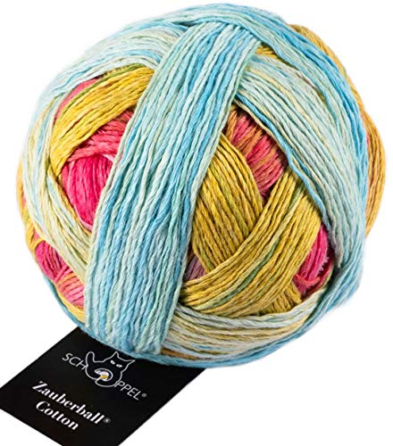 Schoppel Zauberball Cotton 2406 Sunnyside mit Farbverlauf zum Stricken und Häkeln