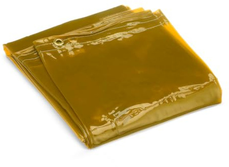 JACKSON SAFETY Wilson Transparenter Schweißvorhang (mehrere Größen und Farben), 14 mm Schweißsieb mit Standardösen