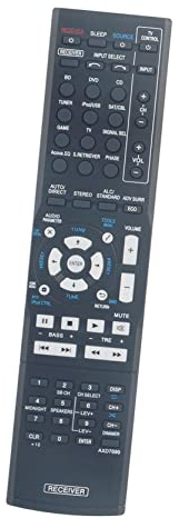 AULCMEET AXD7690 Ersatzfernbedienung kompatibel mit Pioneer Heimkino-AV-Receiver VSX-1122-K VSX-922-K VSX423 VSX323K VSX-523-K VSX-822-K VSX-421-K VSX-322-K VSX-522-K VSX -322-K