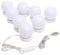 vidaXL Spiegelleuchte mit 8 LED-Glühbirnen Spiegellampe Lampe Leuchte Schminklicht Beleuchtung Makeup Licht für Schminktisch Warmweiß Kaltweiß