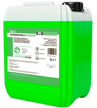 ULTRASCHALLREINIGER | Konzentrat 1:100 | Schmuckreiniger | Brillenreiniger etc. (5 Liter)