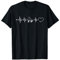 Rollschuhe Heartbeat Roller Skater Shirt Roller Skating T-Shirt