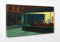 ShopArt – Bild mit Pinsel-Effekt, Relief – Edward Hopper Nighthawks – Fine Art Druck auf Leinwand, hohe Auflösung, fertig zum Aufhängen (50 x 100 cm)