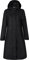 rhythm of the rain Veste de Pluie Femme Imperméable Longue Parka Manteau Imperméable à Capuche Zippé PU Pluie Imperméable Femme Coupe Vent