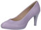 CAPRICE Damen Pumps aus Leder mit Trichterabsatz, Lila (Lavender Nappa), 39 EU