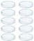 10PCS Borosilikatglas Kultur Platten Für Zellwachstum Bioresearch Sterile Petrischalen 60mm 75mm 90mm 100mm Durchmesser Lab Verbrauchsmaterialien 10Pcs Glas Kultur Gerichte Petrischalen Hohe