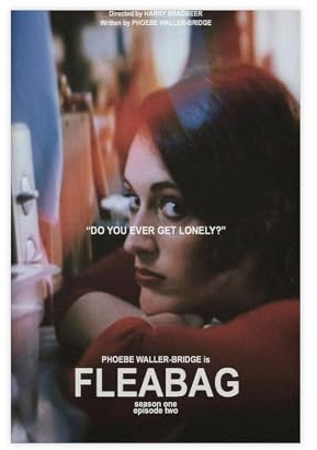 EMIGOS Fleabag Poster auf Leinwand, Schlafzimmer, Dekoration, Sport, Landschaft, Büro, Raumdekoration, Geschenk, ungerahmt, 30 x 45 cm
