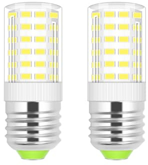 JINLONTA E27 Mais Glühbirne 7W AC100-265V Kaltweiß 6000K 2er-Pack | nicht dimmbar, ersetzt 60-80W Halogen, für Deckenlampen, Wohnzimmer und Schlafzimmer