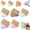 BAOSROY Karteikarte,Karteikarten mit Rind,Blanko Kraftpapier Karten,Pocket Lernkarte,Mini Mehrfarbige Kraftpapier,DIY Papier Karten,Wortkarten,Mitteilungskarten,Notizblock mit losem Blatt (400)