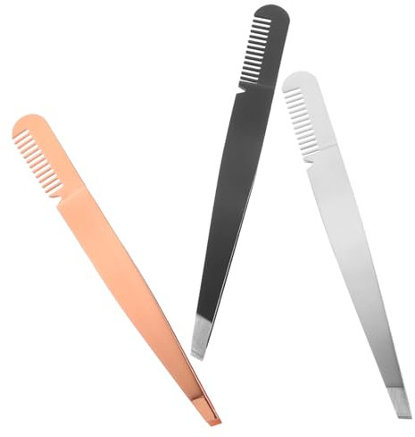 DOITOOL 3stücke Teilige Aus Augenbrauenklemmen Make-up-pinzette Für Frauen Und Mädchen Ergonomisches Design Vielseitig Einsetzbar Für Augenbrauentrimming Und Mehr Gemischte Farbe