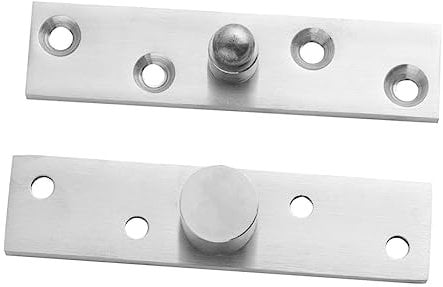 jojofuny 1 Stück 360 Schwenkbänder für Innentüren rotierend Schwenkbänder für versteckte Türen Drehtürbänder Sushi Kabinett Türdrehpunkt Scharnier für Tür hölzerne Tür Exzenter Achse