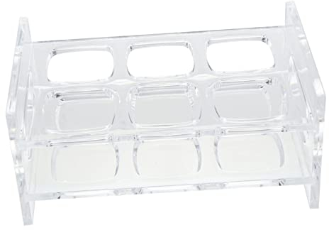 Cabilock Ständer aus Acryl Regal Schnapsglas-Vitrine monitorständer Whiskey transparenter Halter Präsentationsständer für Schnapsbecher Wodka schmücken -Set Tablett