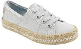 Blowfish Malibu Women's Buenos Espadrille Canvas Trainer, Grey, UK 6