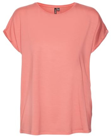 VERO Moda Damen Vmava Plain Ss Top Gajrs Noos T-Shirt