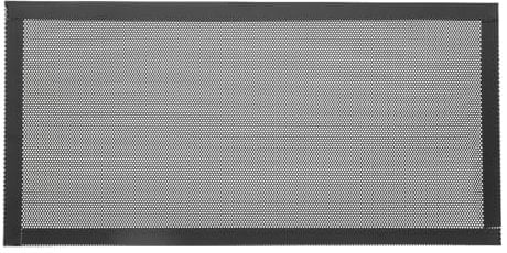 sourcing map 3PCS PC Dust Filter, 280mmx140mm PVC Computer Case Cooler Dustproof Mesh Cover Fan Grills for Computer Chassis Speaker, Black
