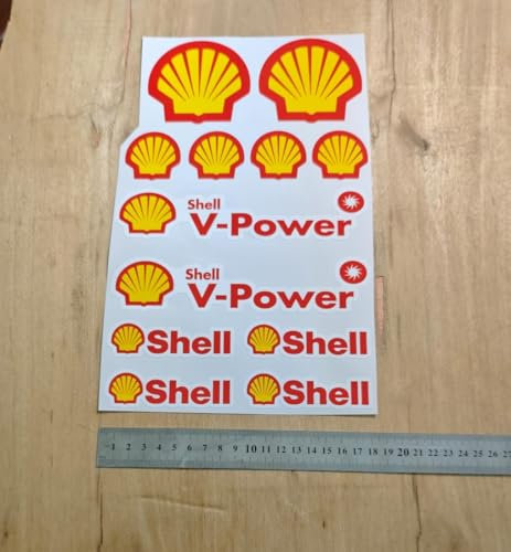 Zorkee Shell Aufkleber, 12 Stück
