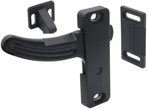 Illkjasfc Verrou de porte pour camping-car, caravane, caravane, écran de fenêtre, poignée de verrouillage de porte