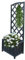 Wooden Planter with Lattice Trellis Panels for Vines Garden Climbing Plants Flowers, Free Standing Plant Pot Box for Garden Patio Raised Bed,L45 x W30 x H120 cm, Grey
